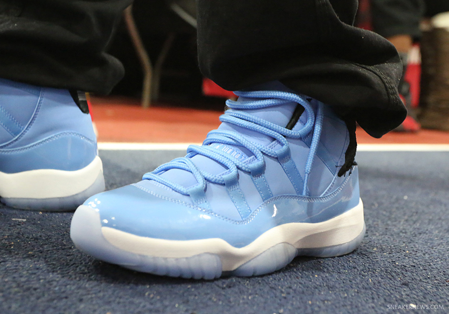 jordan 11 pantone on feet