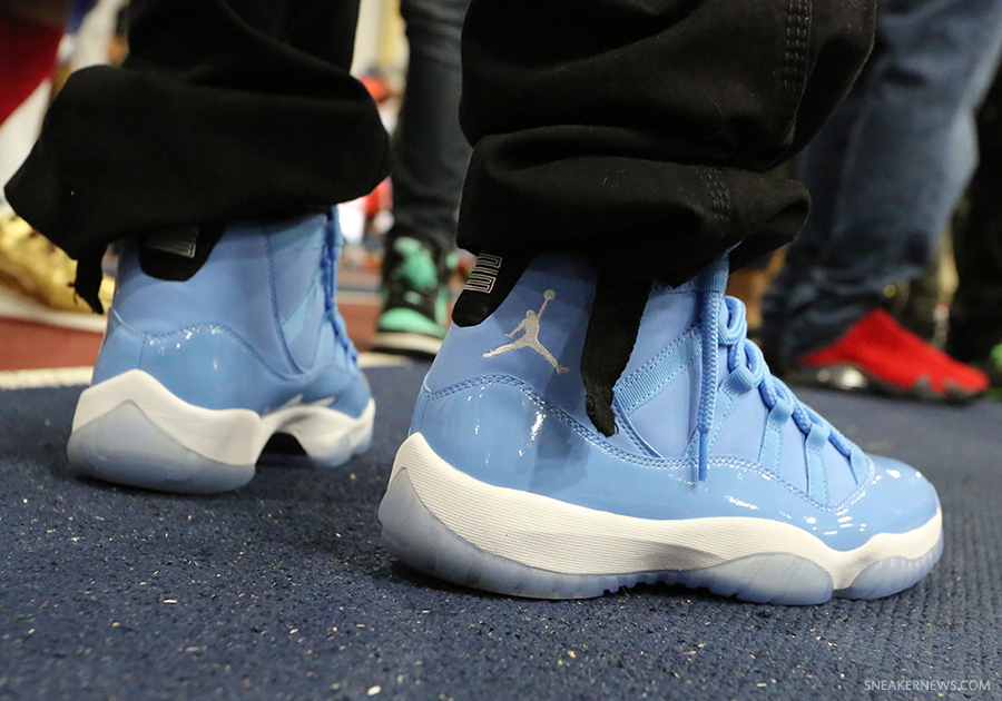 jordan 11 pantone on feet